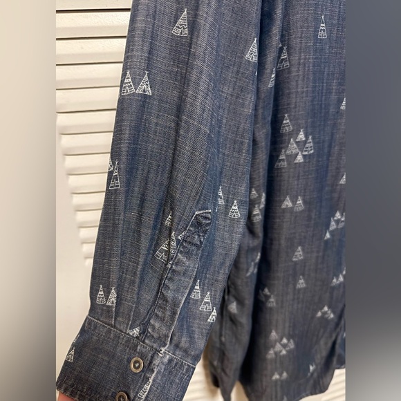 Ariat Women's Camp Dress Denim Blue X-Large - Picture 6 of 10